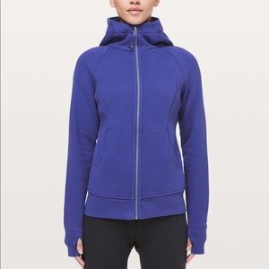 lululemon scuba hoodie III, size 10, royal blue